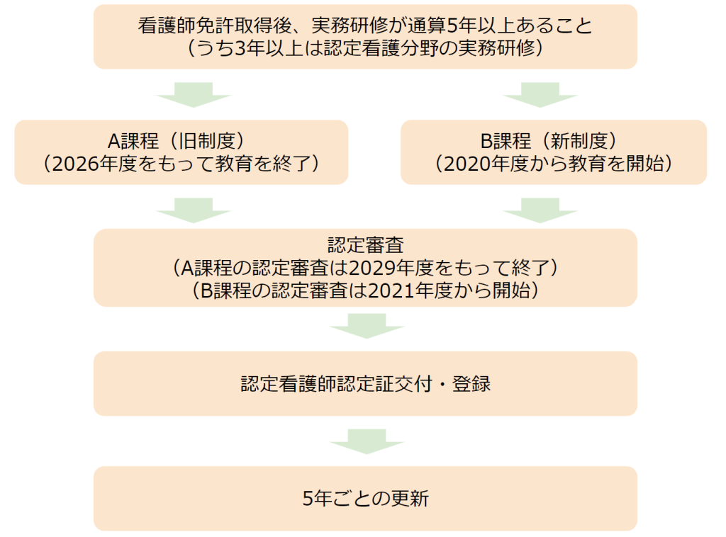 認定看護師になるまでの流れ